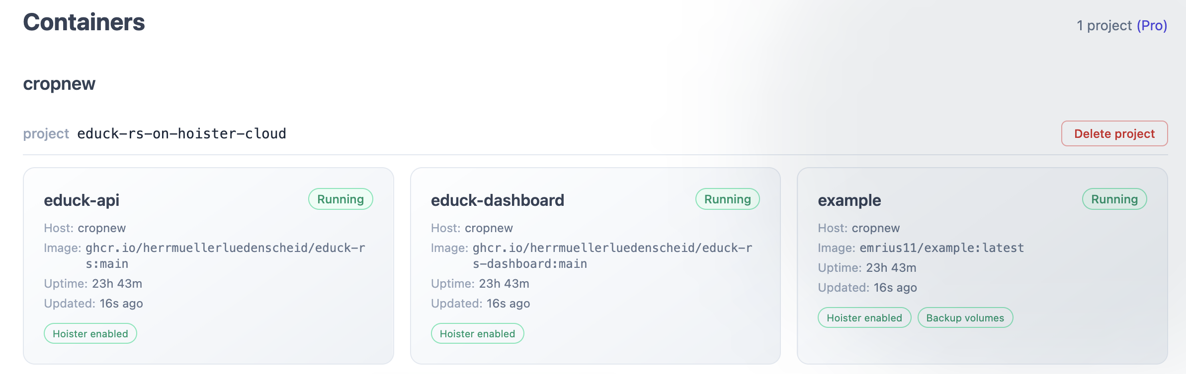 Containers overview